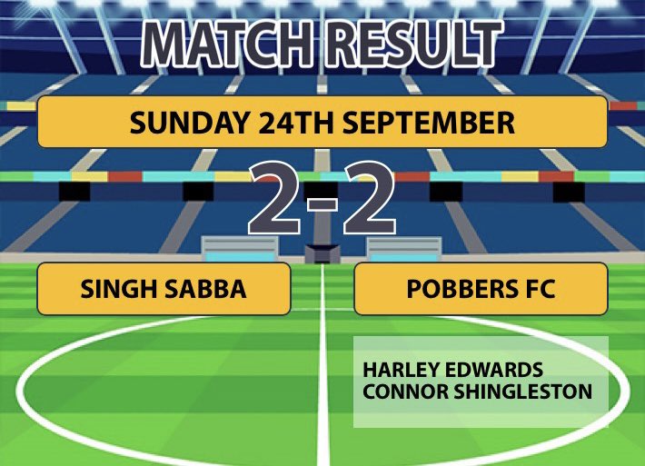 PobbersFC's tweet photo. Two very solid results today with both sides coming back from 2-0 deficits ..

First team had a game of two halves, in the second showing the class and missing opportunities to win the game. 

Dev side taking 3 points from a very well established side continuing there good start. https://t.co/avlxS0IGH0