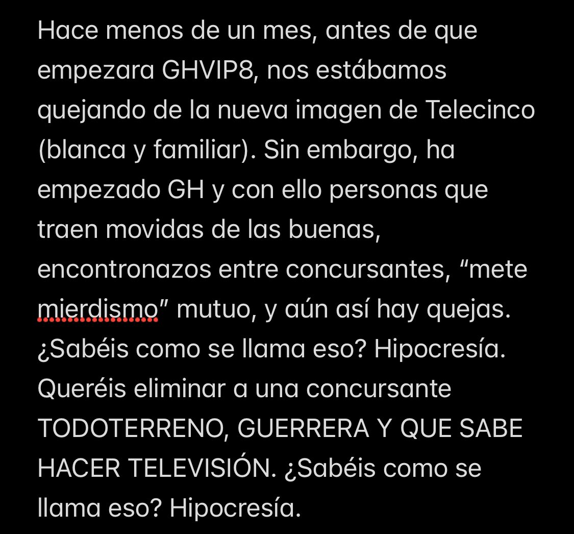 comentorianista's tweet image. HIPOCRESÍA 

★#GHVIP24S #OrianaGH24S #oriele