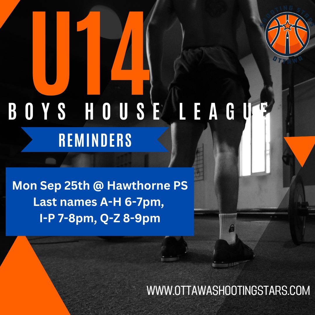 Friendly reminder that as sort outs continue this week, that due to numbers we simply cannot accommodate all players and properly evaluate them in a gym simultaneously. Please be sure to check your time slot based on LAST NAME and attend your proper evaluation period.