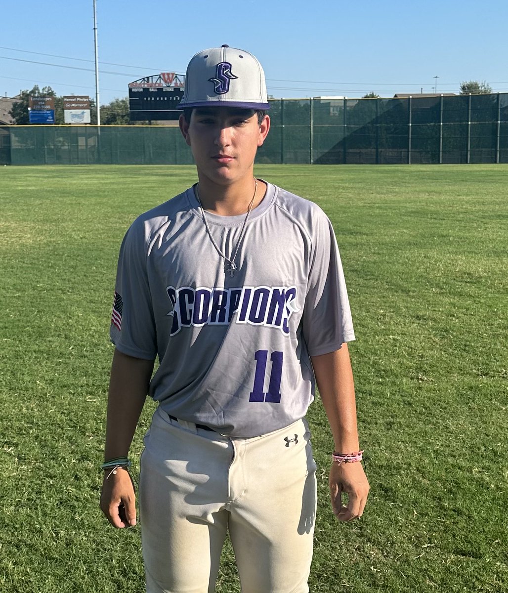 Five Tool South Texas (@fivetoolstx) on Twitter photo F: Texas Scorpions 18u Jessee 13, USA Prime San Antonio 17u 1
PoG: <a href="/matty_v_22/">Matthew Villanueva</a> 1-1 HR,4 RBIs F: Texas Scorpions 18u Jessee 13, USA Prime San Antonio 17u 1
PoG: <a href="/matty_v_22/">Matthew Villanueva</a> 1-1 HR,4 RBIs