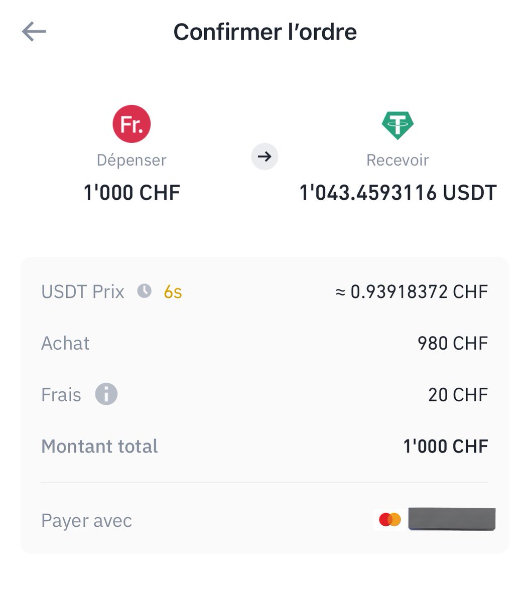 crypto_meteo's tweet image. « Je trouve que les frais sont trop élevés sur SwissBorg ! » 🤡

Test pour un change de CHF 1000.- en $USDT avec un dépôt par carte de crédit depuis un compte #GenerationPremium :

#SwissBorg vs #Binance 

#Transparency #SmartEngine #SmartExchange 💚