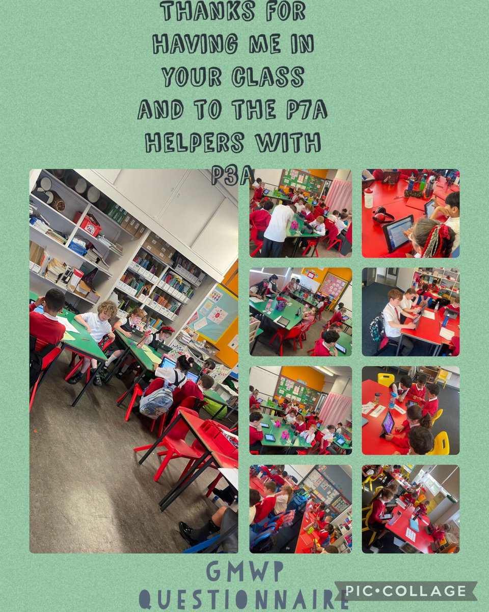 MissAgnew_CCPS's tweet photo. Thanks to P2a, P3a, P4a, P5a, P6a and P7a classes for allowing me to work with you to complete the Glasgow Motivating Wellbeing Profile (GMWP) This questionnaire gathers pupils responses on how they are feeling at school. @CorpusChristi_K #GMWP https://t.co/3zPcOWAg3F
