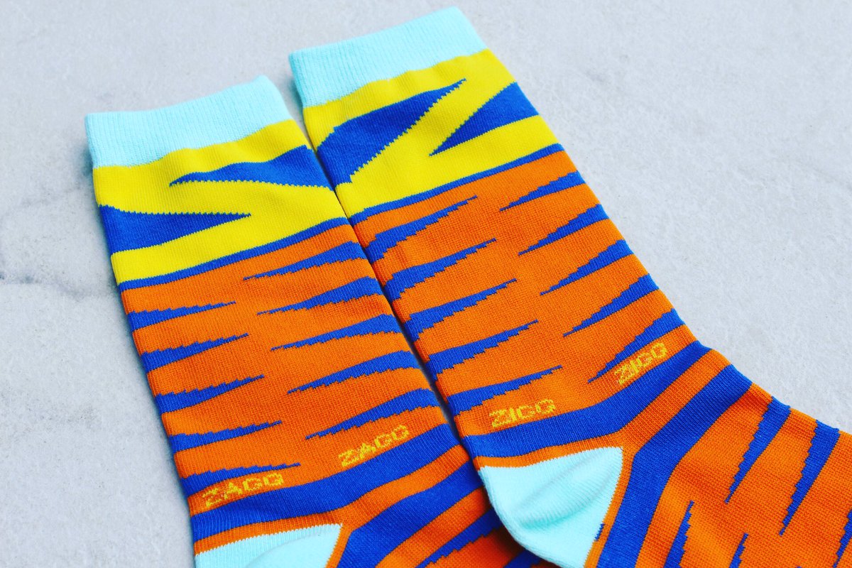 A little change, V2 - The Double! Featuring two Zigg and Zaggs on each sock in the original V1 colours.

Head to the bio where you can order yours now! 🏃‍♂️💨🧦

#clothing #socks #ziggandzagg #coolsocks #staytruetobeingdifferent #funkysocks #sundaysocks #happysunday