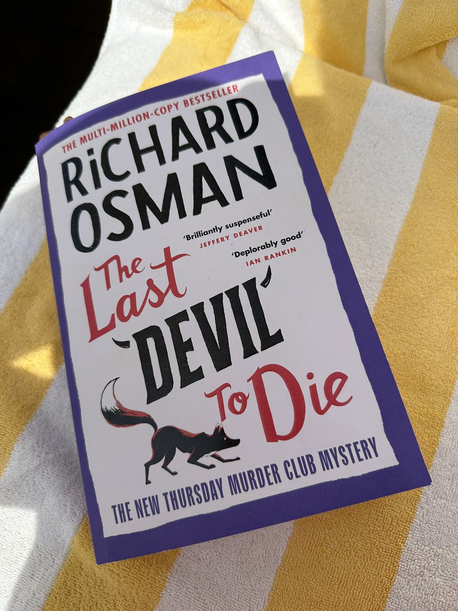 📚 #BookReview

⭐️⭐️⭐️⭐️⭐️ #TheLastDevilToDie by @richardosman sees the welcome return of #TheThursdayMurderClub & it is so good to have them back! They just get better & better - be warned, this one will make you laugh AND cry! 🙁📚

Full review #Bookstagram (link in bio)
