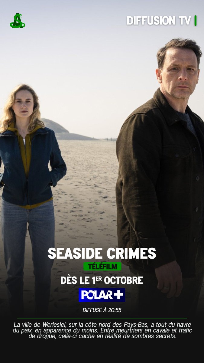 alxserix's tweet photo. Le téléfilm #SeasideCrimes est dès maintenant diffusé sur POLAR+.
"La ville de Werlesiel, sur la côte nord des Pays-Bas, a tout du havre du paix, en apparence du moins. Entre meurtriers en cavale et trafic de drogue, celle-ci cache en réalité de sombres secrets."
#PolarPlus https://t.co/k67NrRizie