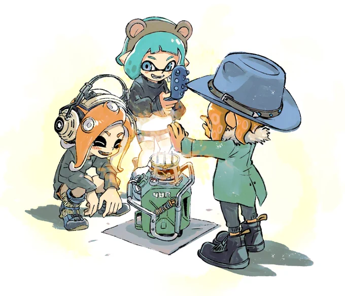 試合のあと。#スプラトゥーン3 #Splatoon3 