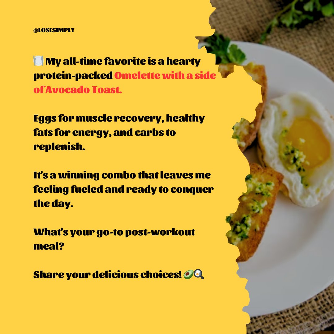 Fueling Your Recovery: Post-workout meals are essential for replenishing energy and rebuilding muscles. 💪🍽️ 
#losesimply #weightloss #weightlosstips #weightlosssuccess #weightlossmotivation #weightlossmindset #health #healthandfitness #healthtips #healthyeating #healthylife
