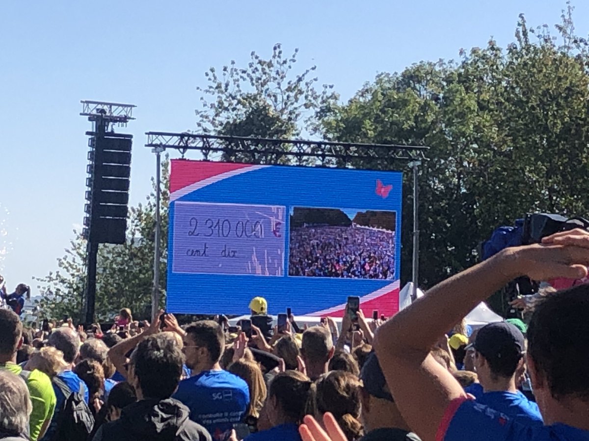 ericlhote's tweet photo. Sublime 12ème édition #CourseEnfantsSansCancer pour @ImagineforMargo @PatriciaBlancIM +de 6000 participants +de 2130M€ collectés une équipe #SG partenaire engagé présence fidèle de @SarahOurahmoune @VianneyMusique des annonces pour 2024 @vincentroger75 @Sports_gouv @AOC1978 🙏 https://t.co/VBZwmeoOeH