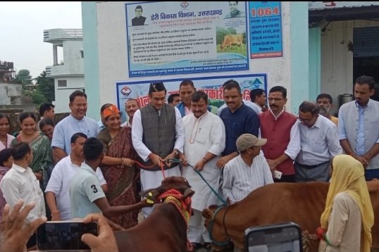 dairyvikas's tweet photo. माननीय अध्यक्ष विधानसभा एव माननीय दुग्ध विकास मंत्री महोदय द्वारा खूनीबड दुग्ध अवशीतन केन्द्र कोटद्वार डेरी प्लांट का भ्रमण, ncdc लाभार्थी को पशु वितरण कार्यक्रम, मोटाढांक में दुग्ध उत्पादकों को विभागीय योजनाओं के अंतर्गत पशु गोशाला निर्माण एव बछिया पालन चेक वितरण कार्यक्रम https://t.co/K3Tj9oMisb