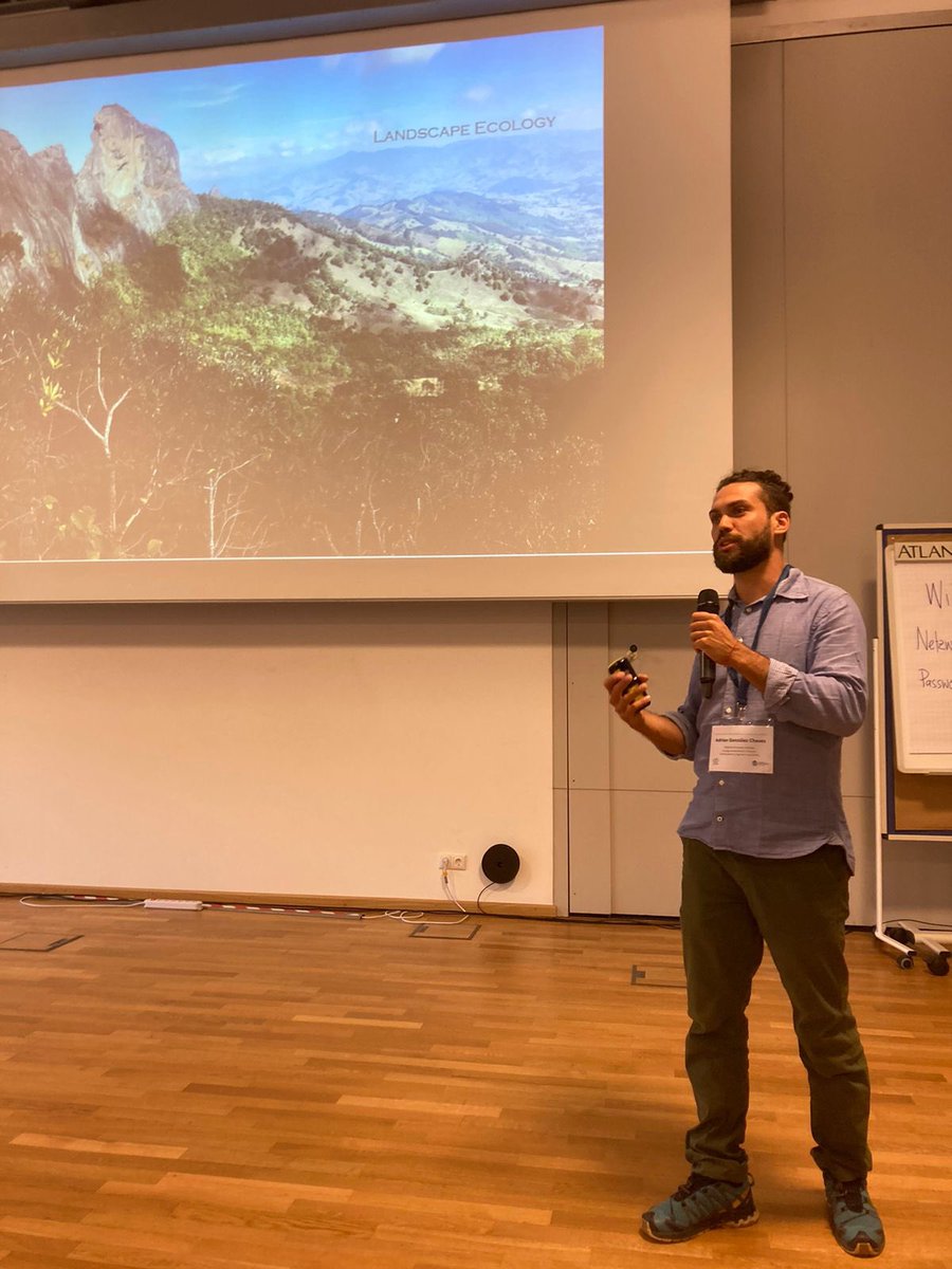 Excellent experience sharing my work on crop pollination among research from different fields !