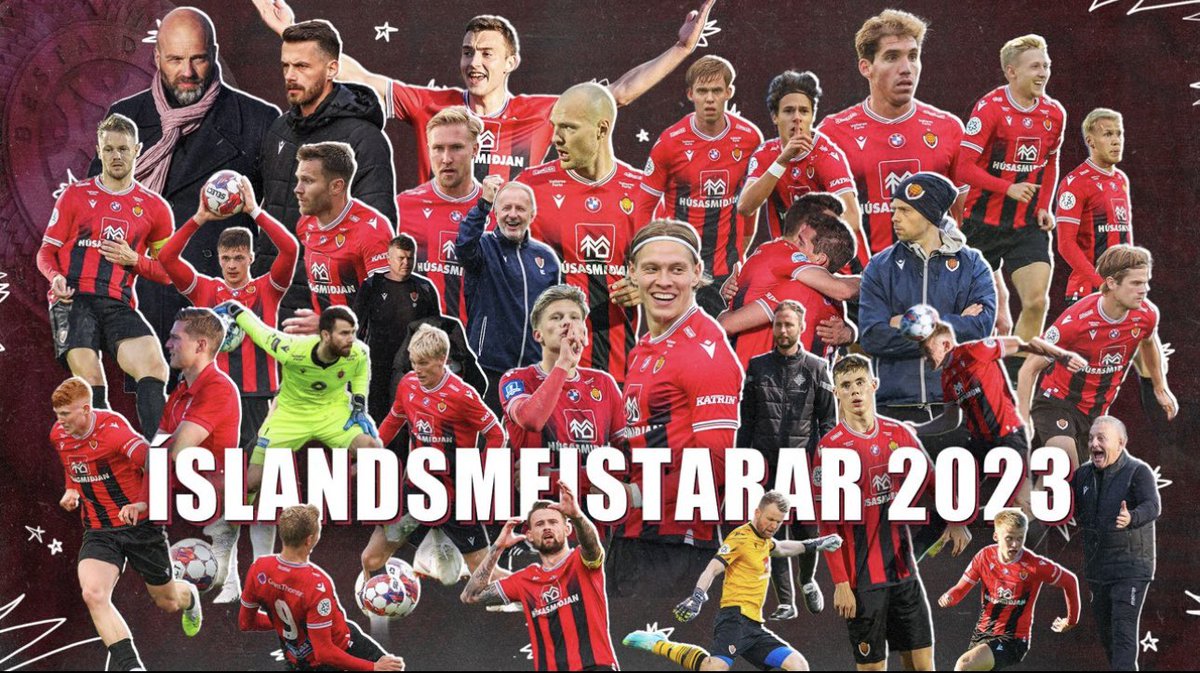 Tvöfaldir meistarar 2023. Frá 2019 hafa 6 titlar af 9 endað í Víkinni. #fotboltinet