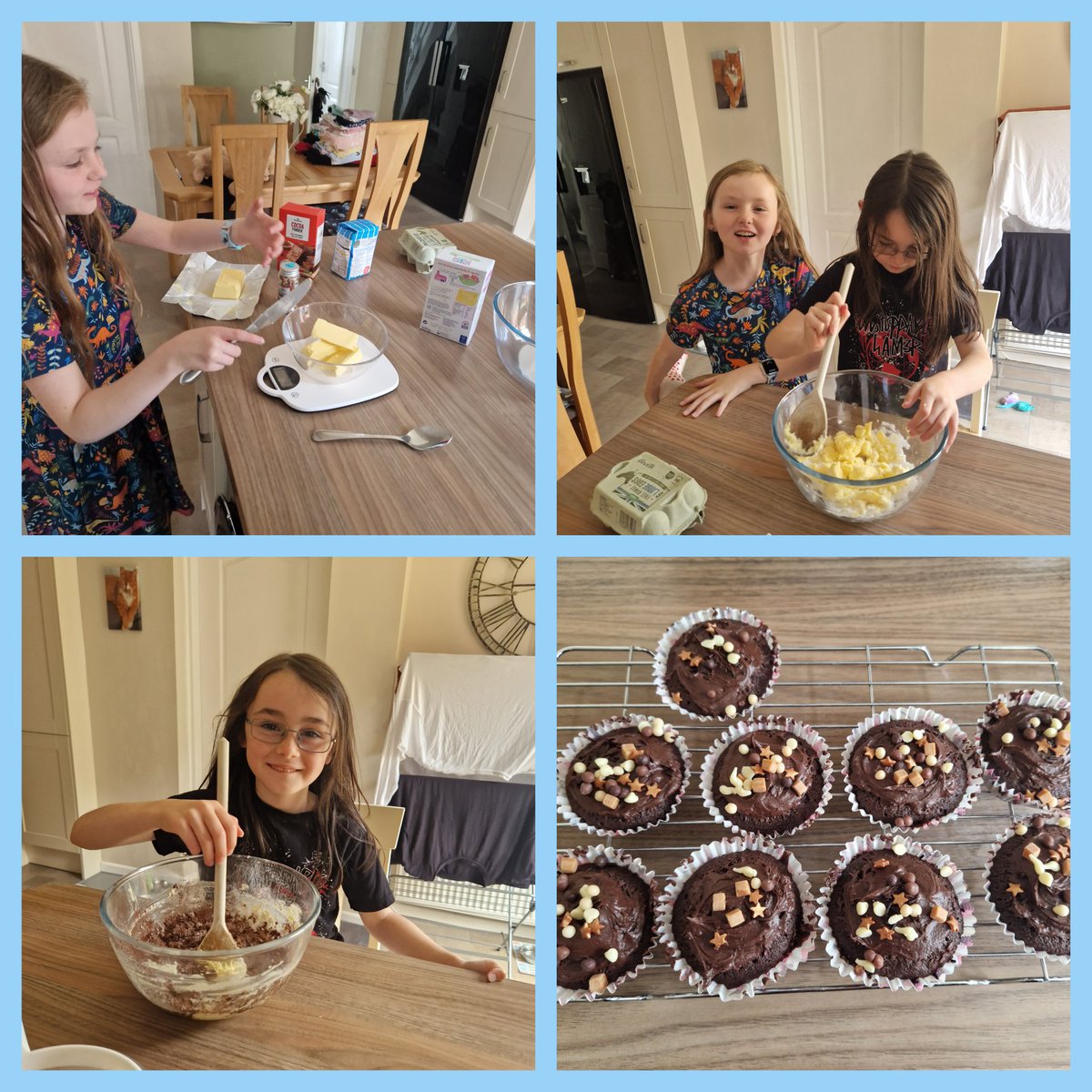 truffleax's tweet photo. @Lakeside_Sch Holly and Charlotte have been busy baking chocolate cakes for tomorrow Macmillan cake sale 😋🍫🧁 https://t.co/tkjz7WWjPi