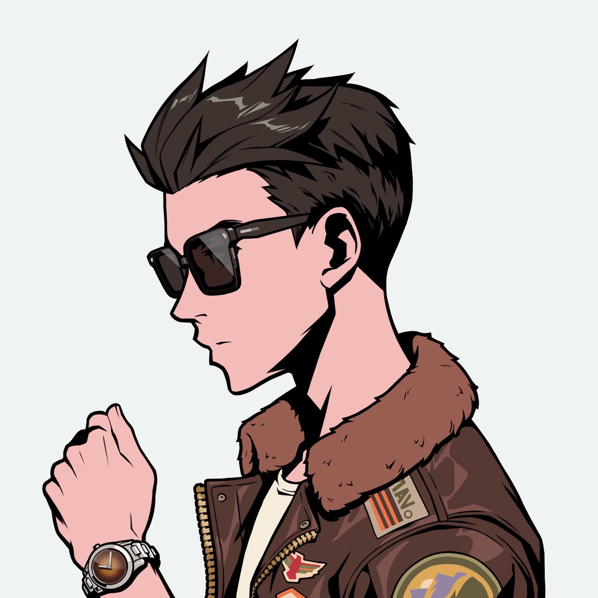 EvaAzuki's tweet image. Get this , TOP GUN GUY.
#AzukiElementals #14077