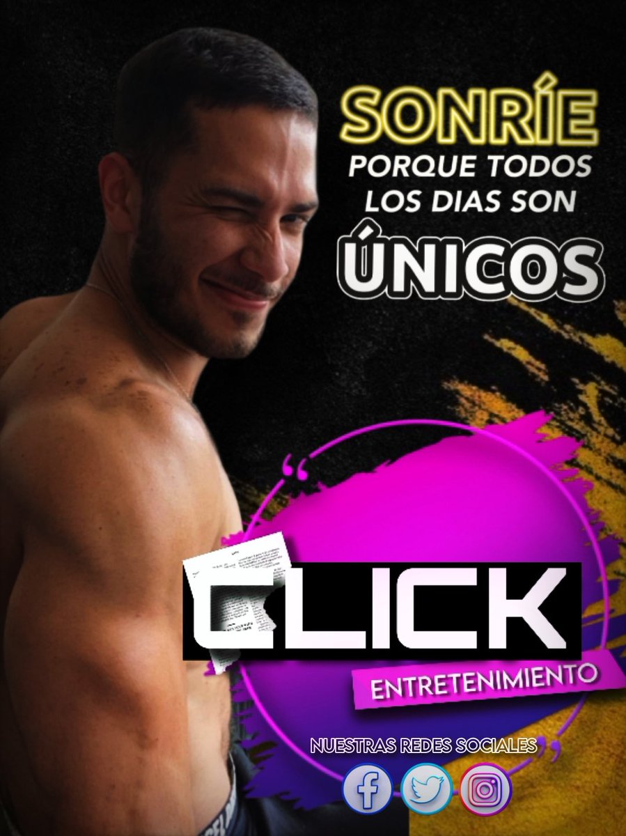 ClickInter462's tweet photo. 😉 Sonríe porque todos los días son ÚNICOS. Feliz Domingo #ClickEntretenimiento https://t.co/zLE1G5T6uJ