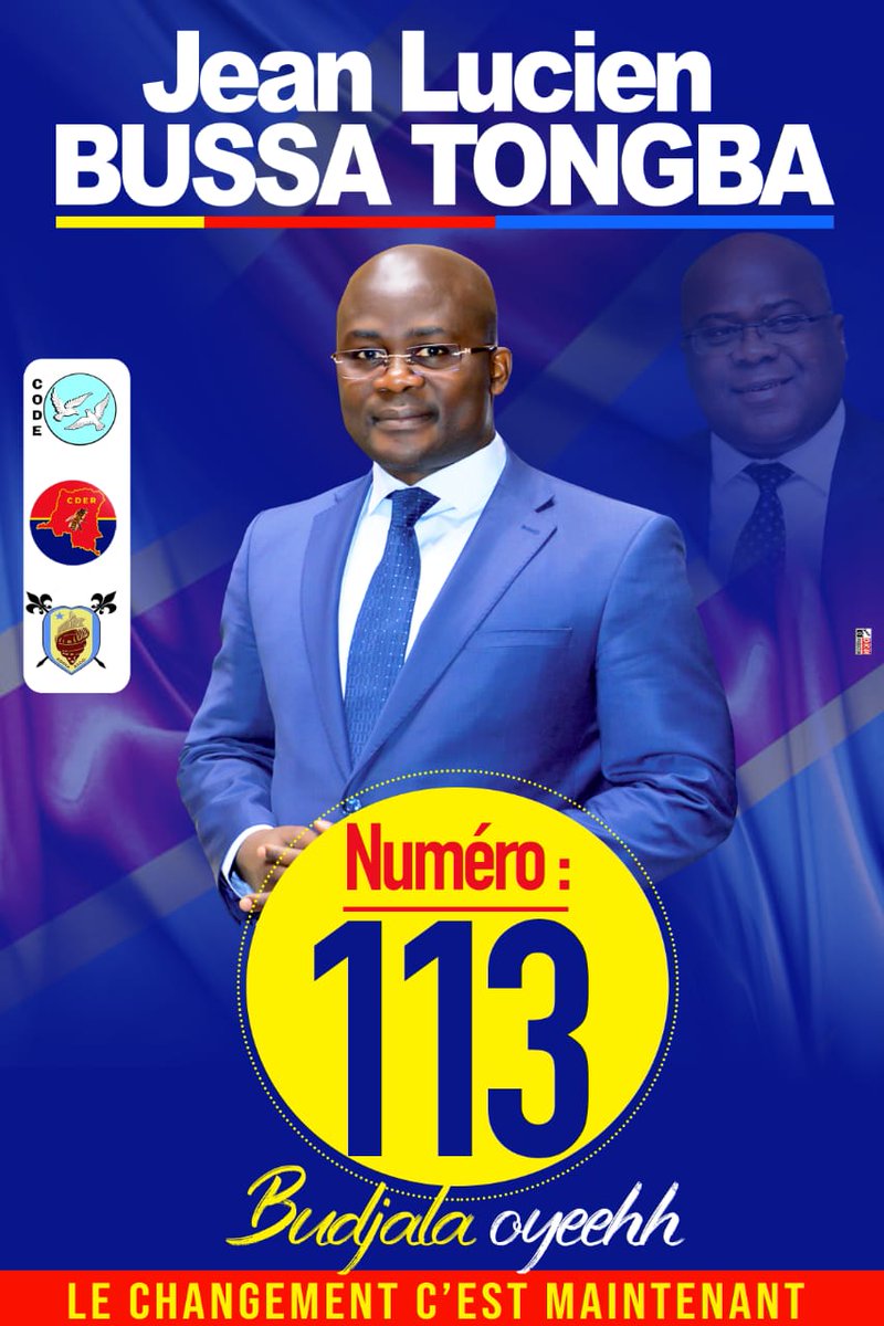 RobertEkutsu's tweet image. Autorité morale @CDER_RDC @JeanlucienB  candidat député national ds la circonscription de #BUDJALA, le coordon du regroupement politique #CODE, candidat N° 113, le NOTABLE de grand Equateur,l'oeil du président @fatshi13 ,l'hô qui assure la réélection du @Presidence_RDC @fatshi13