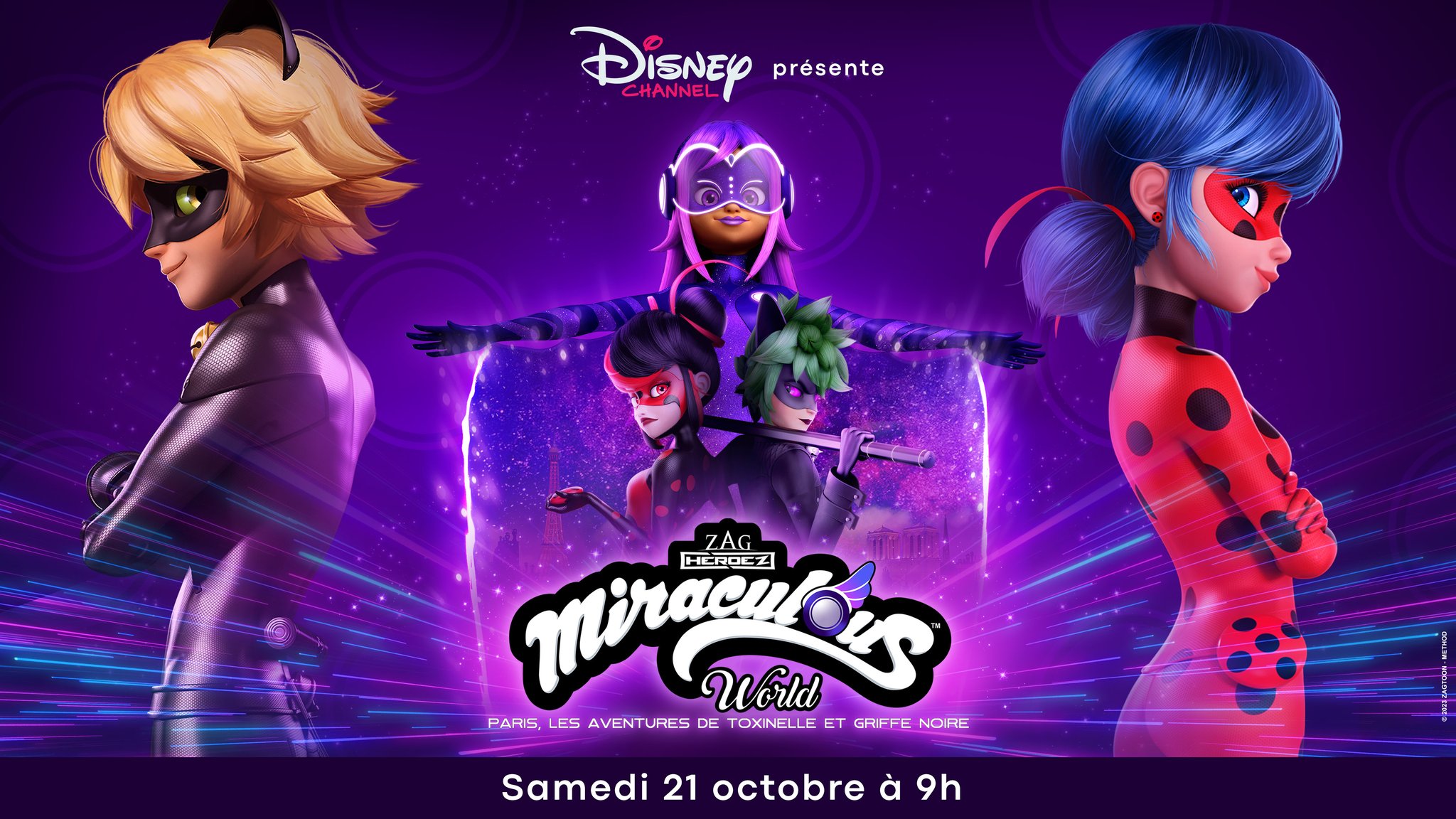 Miraculous World: Paris, Tales of Shadybug and Claw Noir