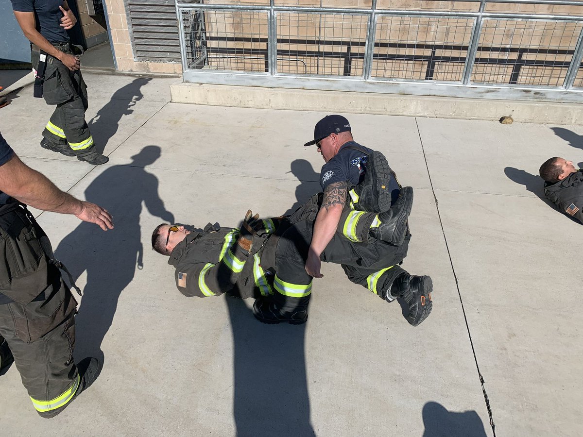 TMFPD's tweet photo. Good #SundayMorning. This past week #TMFR Firefighters participated in a District wide Search &amp; Rescue class. Firefighters took part in victim drag techniques, room orientation, and the latest nationwide trends of where to find children and adults in residential structure fires. https://t.co/LwHRIPESHe