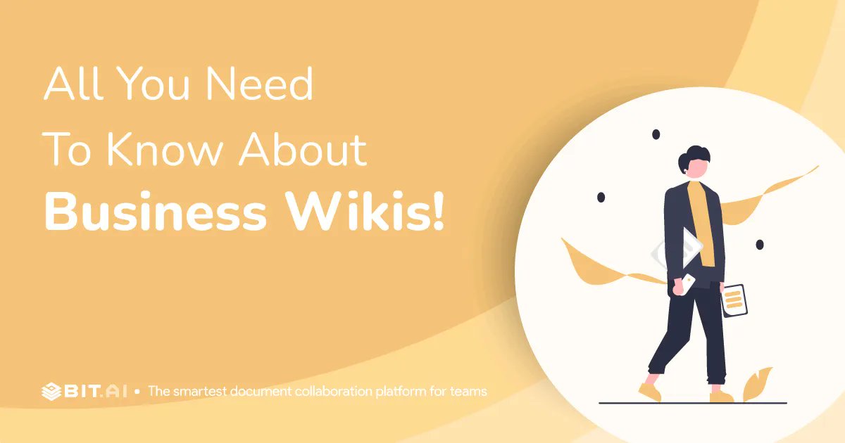 Wiki your way to company-wide wisdom! 🌐💡 Unveil the magic of a business wiki at Bit.ai. 🚀🔍 
buff.ly/44Z7xUp

#BusinessWiki #CompanyKnowledge #Bitai