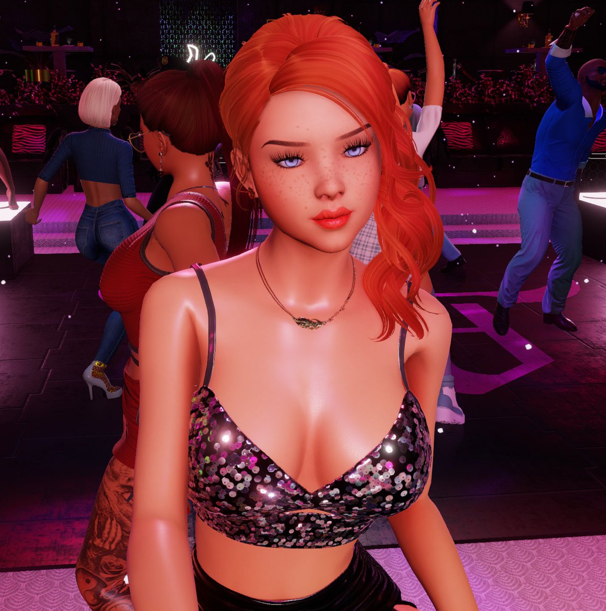Party tonight! Got my blue lenses on today... So if i dont see you, am not trying to avoid you... haha 😂
So if you see me, come and say HEY! 🧡🧡

#3dxchat #party #VirtualPhotography #Havingfun
