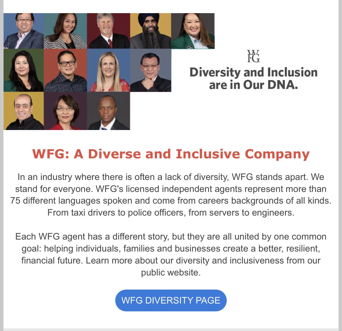 RudyLasry's tweet photo. https://t.co/YgYFgSQ4r8.  
Proud of WFG &amp; Transamerica. What a diverse company with unlimited opportunity. True example of teaching people how to fish with an equal opportunity to all. #wfgdream #entrepreneur https://t.co/rfW9WcXTvl