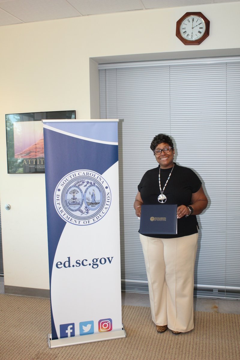 Congrats🥳Kenyatta McLeod, Principal at Birchwood High <a href="/SCDJJPIO/">SCDJJ</a>! graduated from SLEI, a seven-month professional development opportunity designed to equip principals with the insight to lead innovative and successful schools. <a href="/EducationSC/">S.C. Department of Education</a> #OEELD #SLEI #TruistLeadership