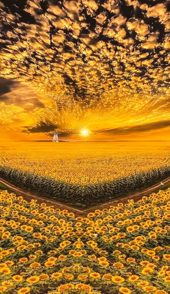 arkanl_neriman's tweet image. 💛🧡🌻🌻
Good evening
Sunset in Sunflower Field.
Gorgeous Landscape.
#NaturePhotograhpy
#NatureBeauty
🌻🌻🌻🌻