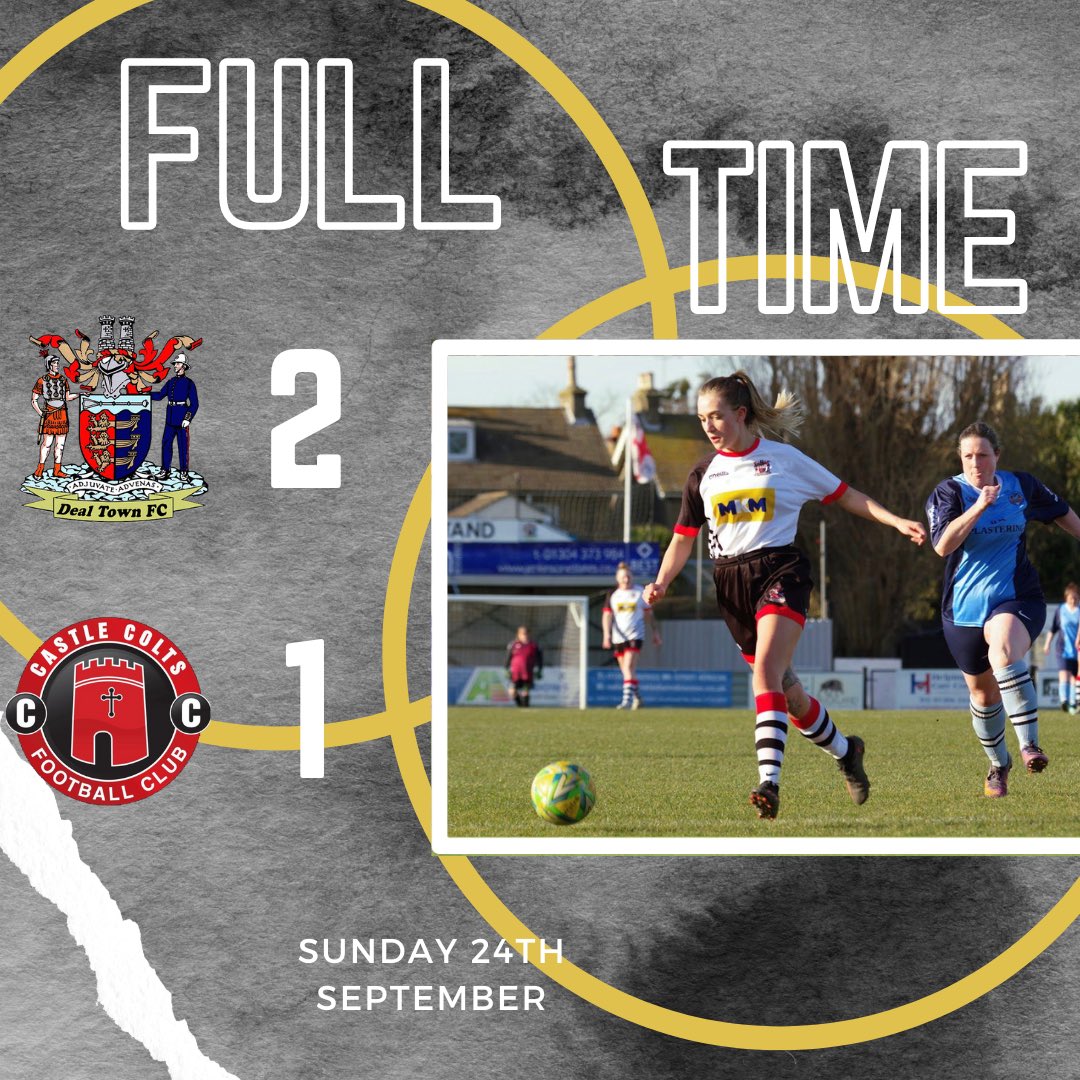 dealtownwomenfc's tweet photo. Todays result ended in a 2-1 win against Castle Colts. 👏🏻

Kate came through with a late winner in the dying minutes of the game meaning the ladies take all 3 points 🙌🏻

Next up- Aylesford 2nds (A) 

UP THE HOOPS 🖤🤍 https://t.co/Oad8wjMTZS