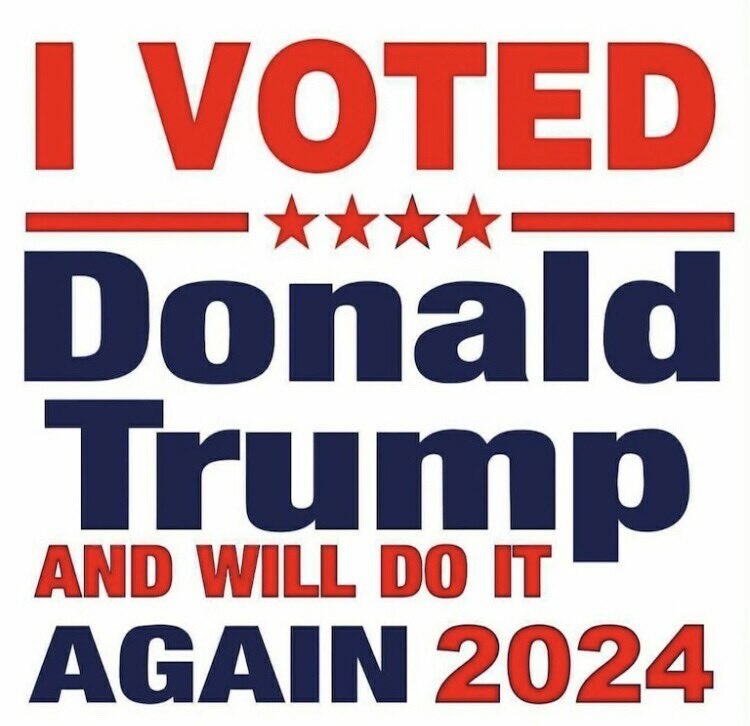 Drop a 🇺🇸 below if you voted for Donald Trump and will do it again in 2024! 🇺🇸🇺🇸🇺🇸