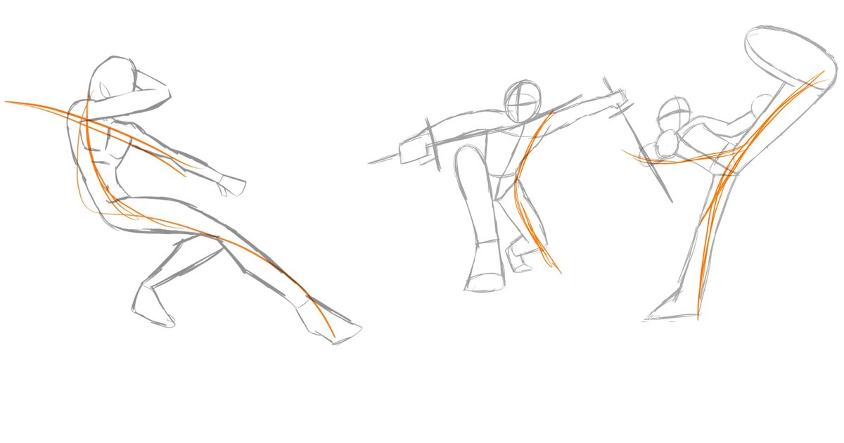 Exciterider2002's tweet photo. Practice sketches on dynamic poses. https://t.co/ro5idTIHrN