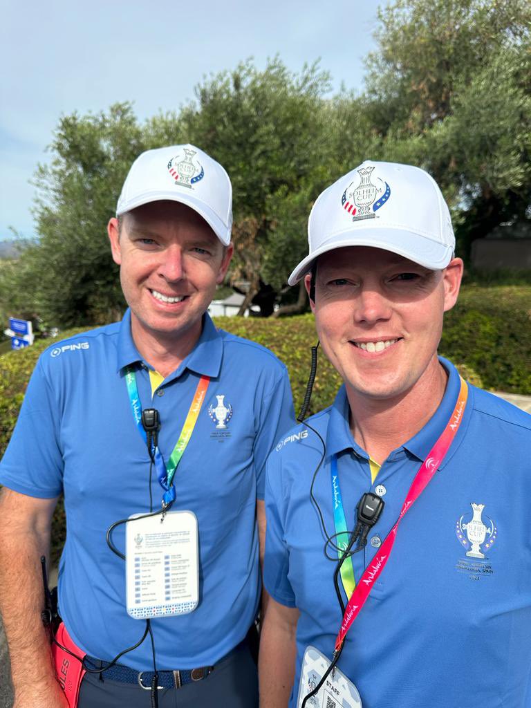 Congrats to @julianmooney and @AdamMoeller for their part in the course set up and conditioning this week @TheSolheimCup. 3 years of work in the making. 

Congrats to Team Europe 🇪🇺 — JC

#TournamentAgronomy #TeamWork #Turfgrass #SolheimCup2023