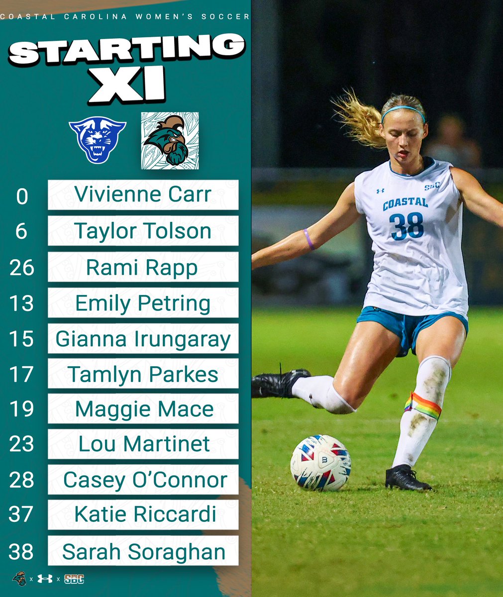 Todays starters!

#ChantsUp #TEALNATION