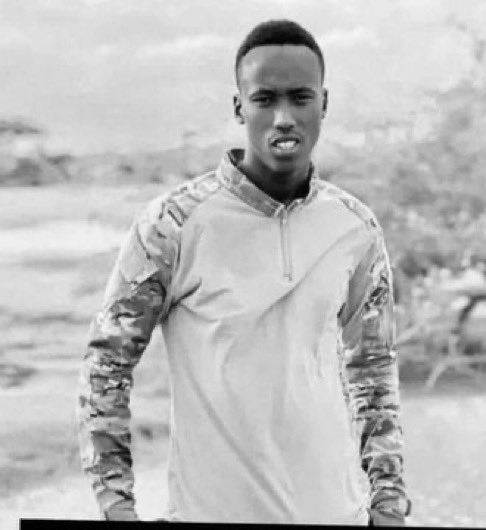 RAbdiAnalyst's tweet photo. Bravest people in the world.

Somali soldier Ahmed Fiqane cut off suicide bomber's car before it rammed into convoy of regional president of Galmudug.

He took full impact of blast and died. The regional president survived.

Epic heroism. https://t.co/WlSxwv5Ekv