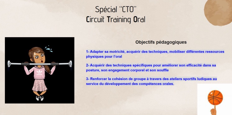 LokoliStephanie's tweet image. 💡Spécial « C.T.O » 🔥
 Le « Circuit Training Oral » permet de dvper les compétences #orales @a_motycka  des élèves tout en s’appuyant sur celles travaillées en #EPS # Ateliers différenciés #Coopération @Generation2024G 
@djaftat 
#EPS #Oral#transversalité