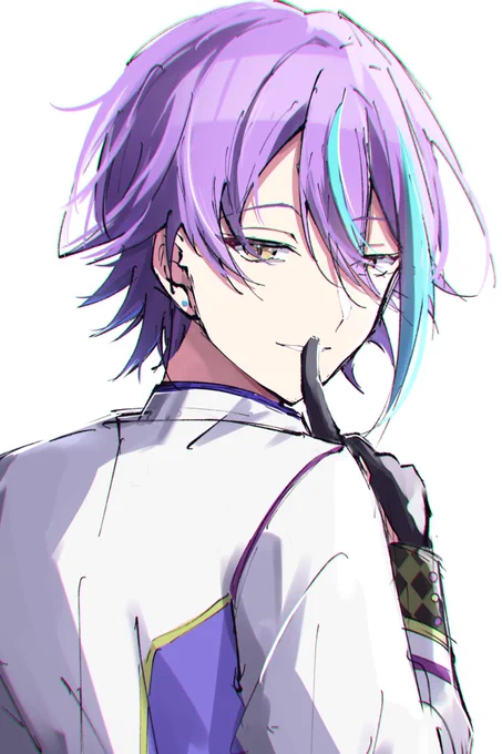新ビジュの類くん、多分この画角で描くことしか許されていない(ラフ) 