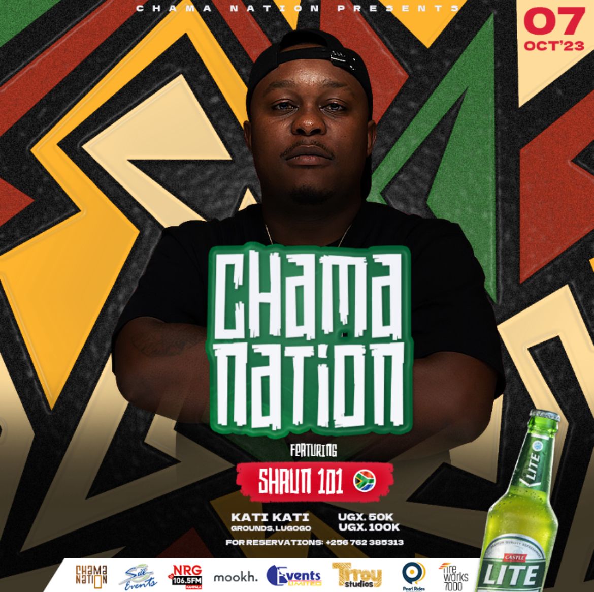 Baddmanjoker's tweet photo. It's a #ChamaNation parte, and we shall be there to unlock fresh enjoyments with @YOUNGSTUNNA ZA at Kati Kati Grounds on October 7.
UGX 50,000
UGX 100,000
#ChamaNationXYoungStunna #UnlockRefresh Enjoy https://t.co/Qe2Urw2wMj