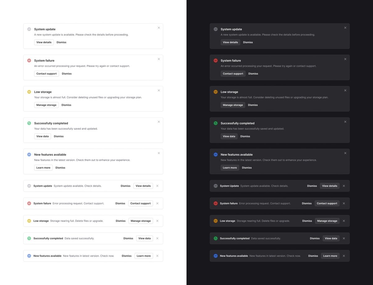 Fresh alert component✨