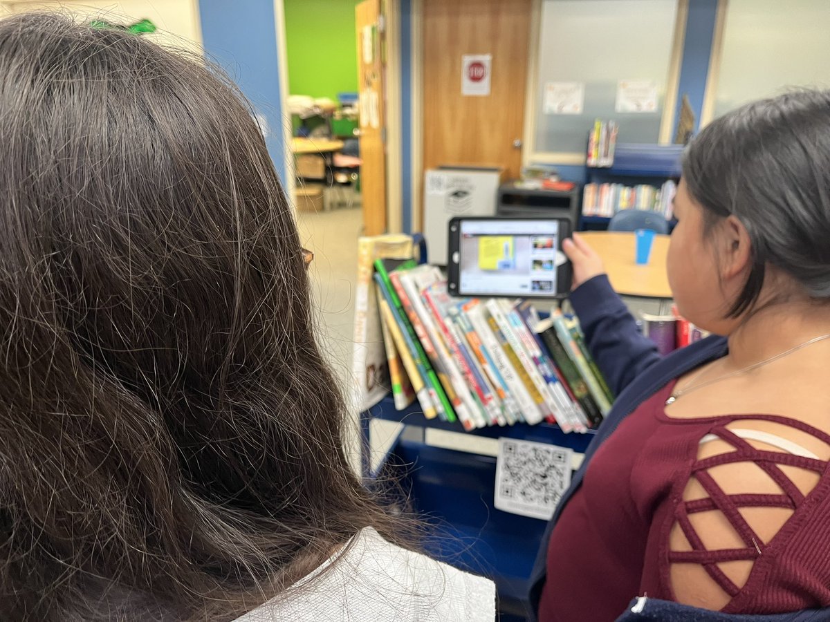 HSPaul_LLC's tweet photo. The HSPLLC is better with students in it. All grades were engaged in the self directed library orientation. Ss loved the brand new magazine shelves. https://t.co/SxwyvxTLIG