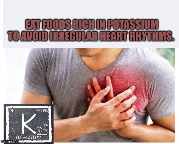PotassiumToken's tweet photo. Did you know very low levels of potassium in the body can lead to irregular heart rhythms, including sinus bradycardia, ventricular tachycardia, and ventricular fibrillation?

https://t.co/crOyvbamRc

$POT #POTASSIUM #POT $CAL #CAL https://t.co/znyMlNH3OD