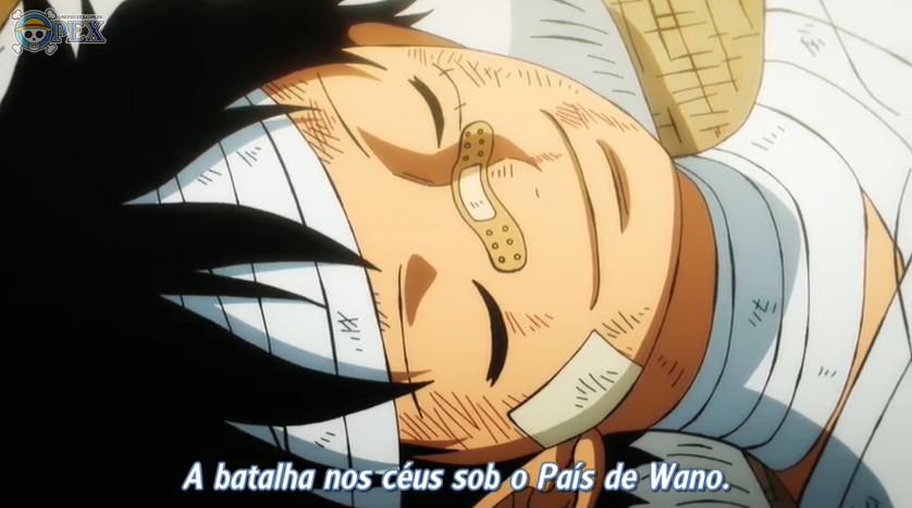 onepieceex's tweet photo. #ONEPIECE1077: "As cortinas se fecham! Vencedor: Luffy do Chapéu de Palha!' ━ O episódio 1077 de One Piece já está disponível na OPEX (legendado em PT-BR, full HD e pronto para download). Bom episódio a todos! 

Link nos comentários. #ONEPIECE https://t.co/Cv7pZ01StG