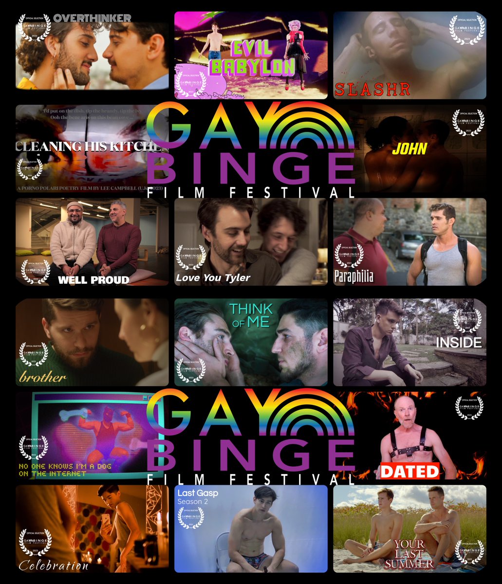 BingeGay's tweet image. Watch the 2023 Online Gay Binge Film Festival now on
@GayBingeTV Free trial: gaybingetv.com/categories/gay… #gaycinema #gaymovie #gayfilm #gaytwitter #gaymen