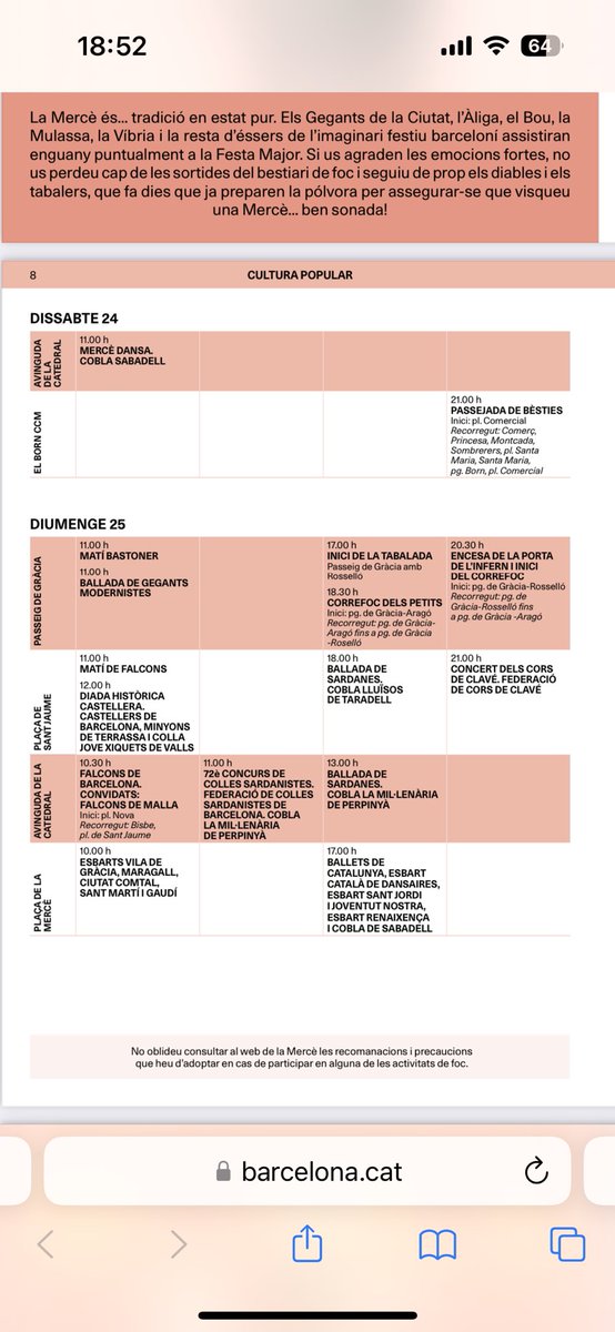 DjSpit's tweet image. Ey @bcn_ajuntament i el correfoc no era avui?! 😡😡😡😡 página de Barcelona.cat que cagada!! Como no tenéis esto más controlado?  barcelona.cat/lamerce/sites/…