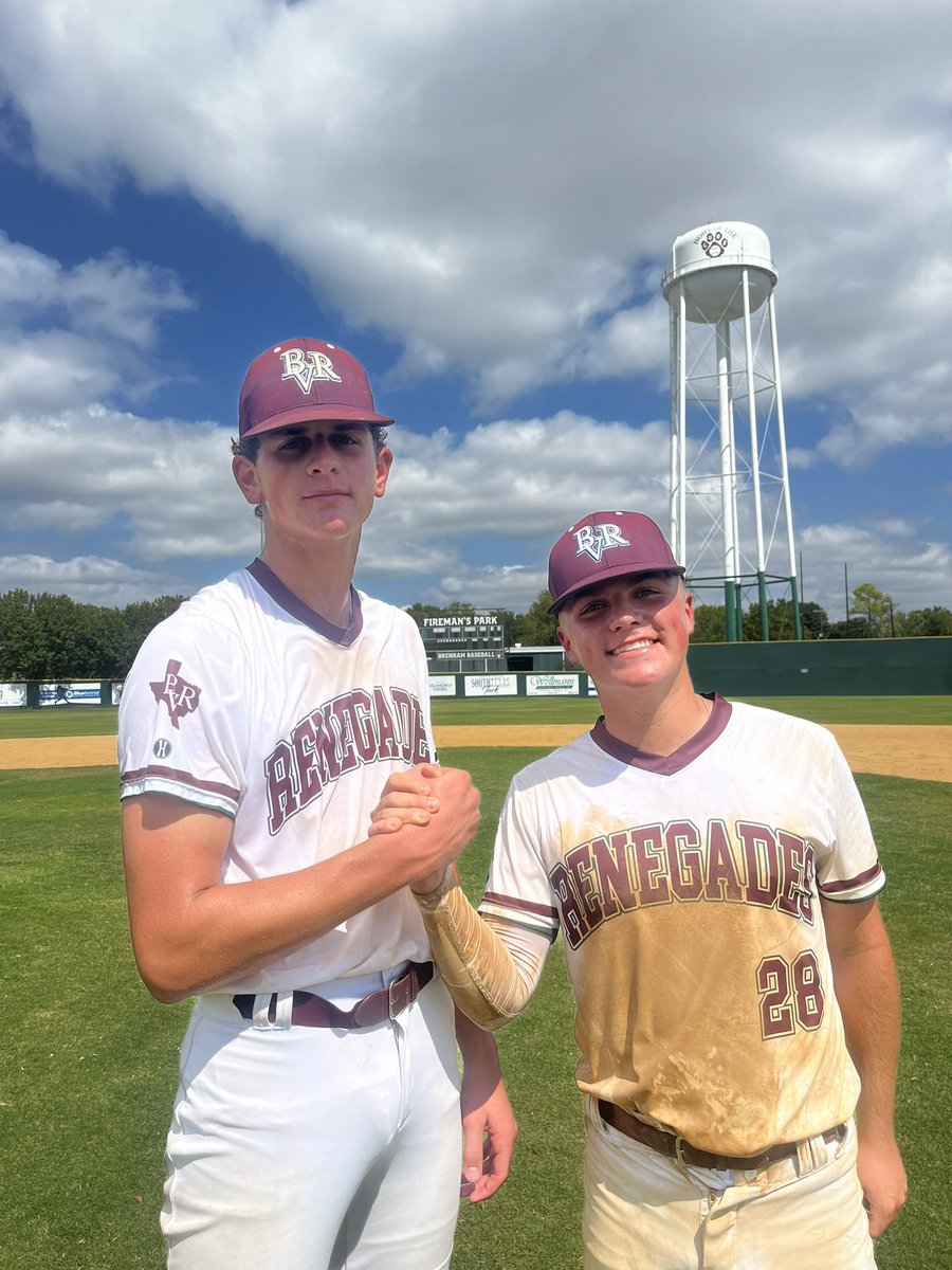 RBI Baseball (@rbibaseballtx) on Twitter photo 🔥Co-Players of the Game🔥
(Left) : Erich Glenewinkel
4IP, 7K, 1ER, W
College Station High School 2025
(Right) : Jack Crumpler
1-2, 2B, 2 RBI
A&M Consolidated High School 2025
<a href="/BVRenegades/">BV Renegades</a> 18U Carlson - 4
BV Renegades 18U Faltysek - 2 🔥Co-Players of the Game🔥
(Left) : Erich Glenewinkel
4IP, 7K, 1ER, W
College Station High School 2025
(Right) : Jack Crumpler
1-2, 2B, 2 RBI
A&M Consolidated High School 2025
<a href="/BVRenegades/">BV Renegades</a> 18U Carlson - 4
BV Renegades 18U Faltysek - 2