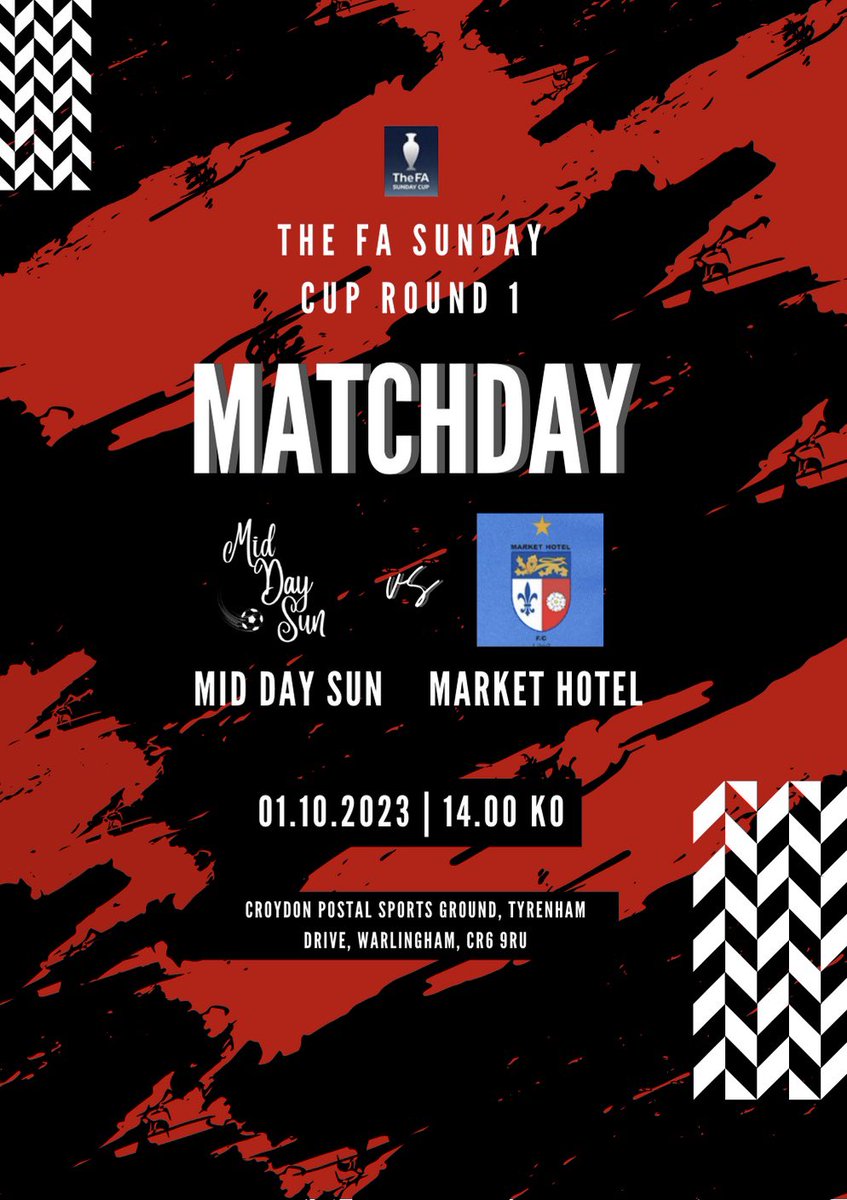 MidDaySunFc's tweet image. Fa Sunday Cup next week! All support welcome 🤝