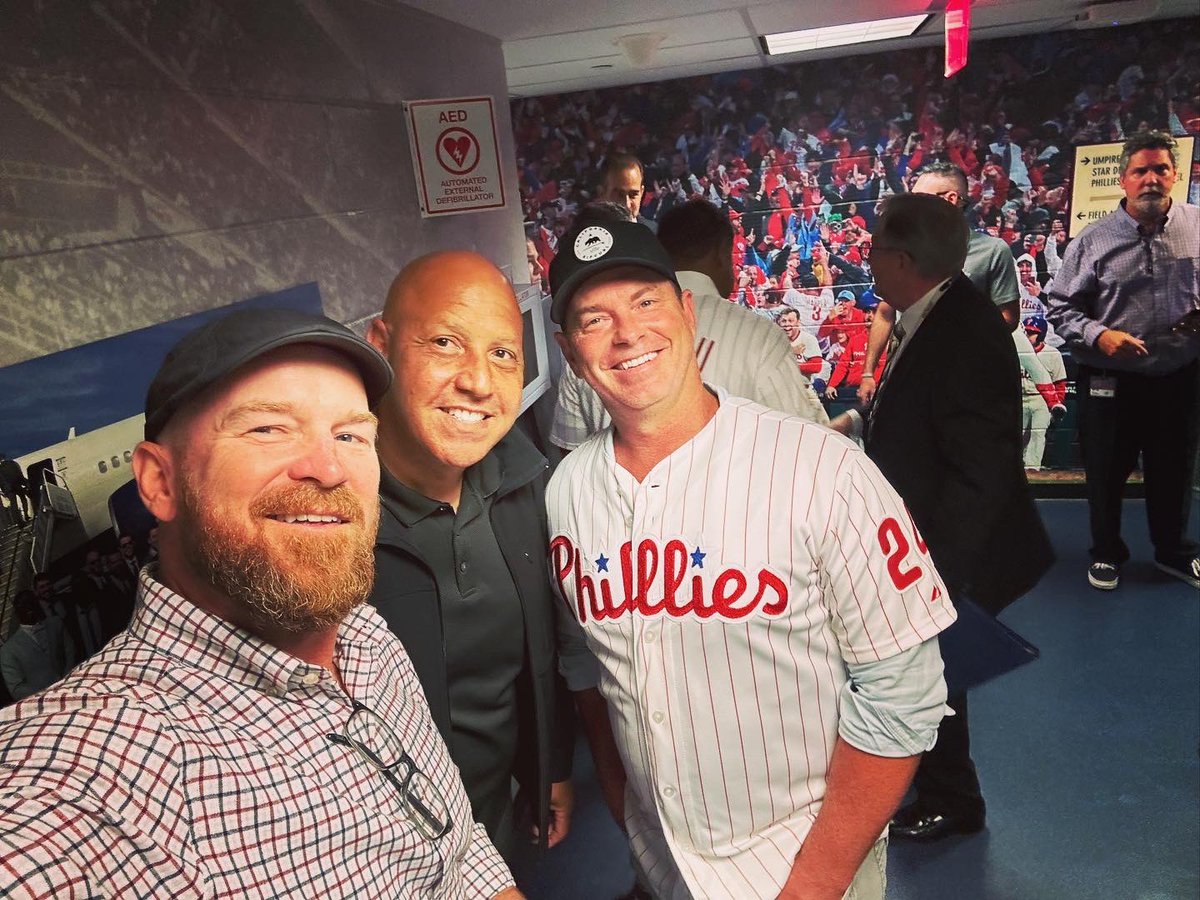 Well done <a href="/Phillies/">Philadelphia Phillies</a>  Scott Rolen #phillies Wall of Fame <a href="/kjhitting/">Kjhitting</a> <a href="/WayneGomes61/">Wayne Gomes</a> <a href="/RAJr_20/">Ruben Amaro, Jr.</a>  #Philadelphia