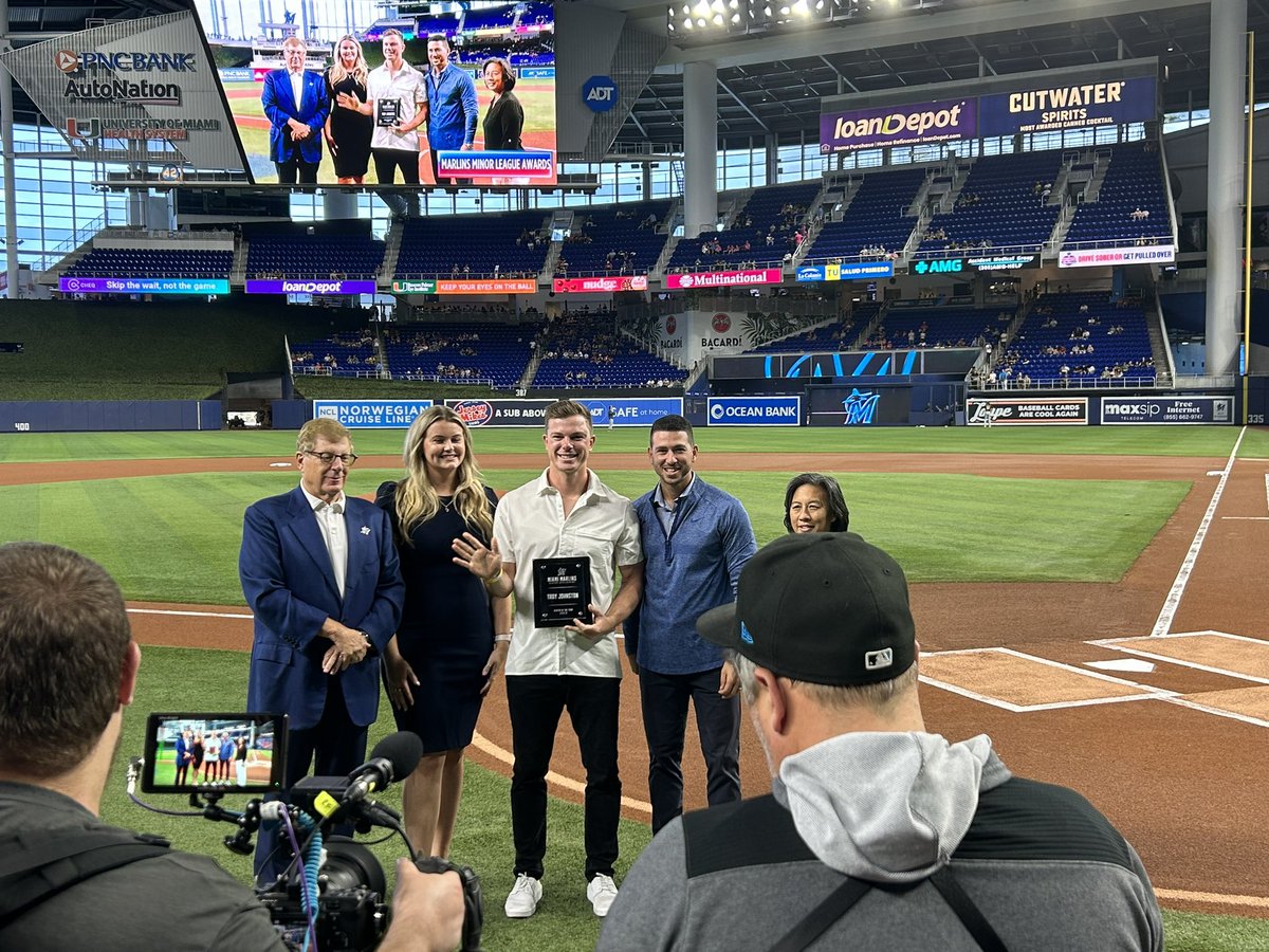 Troy Johnston player of the year.

#Marlins