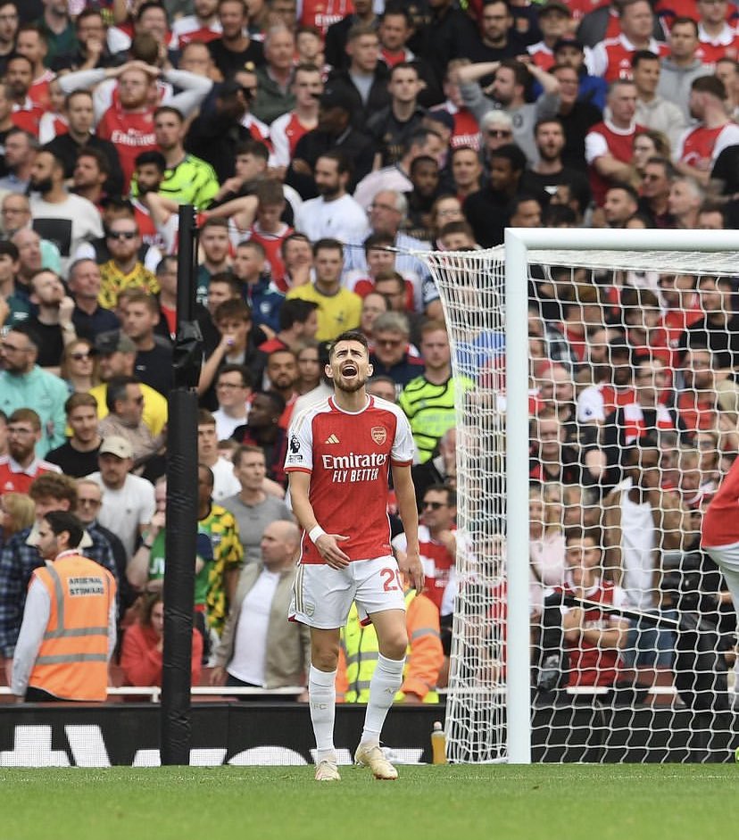 A painful mistake today, but seeing how everyone reacted after it to support and lift me up, my teammates, coaches, staff and the fans, it gives me even more motivation to work harder, because all of you deserve my best version.

Thank you so much for the support Arsenal family❤️
