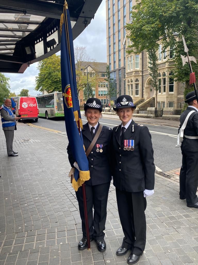 It was an honour to attend the National Police Memorial Day service in Cardiff today to pay tribute to those officers who have lost their lives in the line of duty and recognise their sacrifice in keeping the public safe.