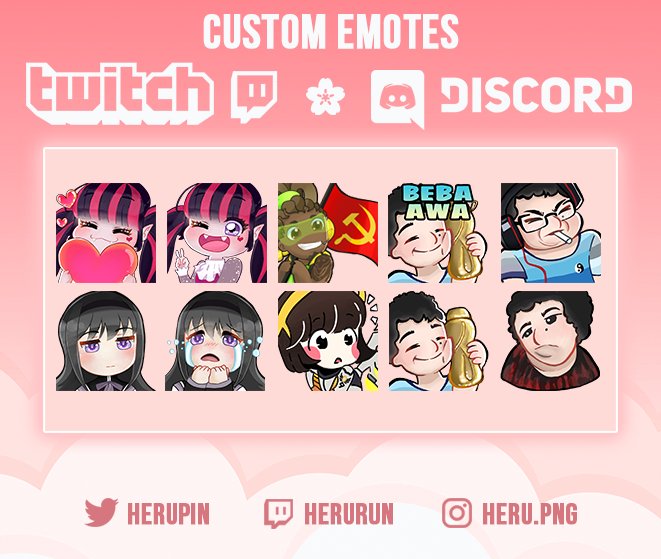 herucchin's tweet photo. @pj_lobinho Oi Oi! Me chamo Heru e sou artista digital focada em coisas kawaii, chibi e emotes! https://t.co/SqVpoipggp