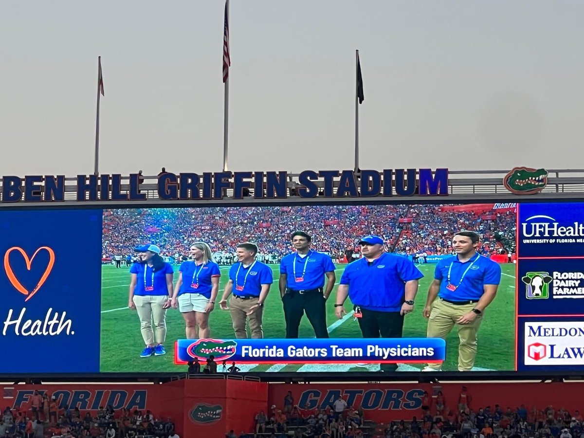 The team behind the team. Go Gators! @UFHealth @UFortho @UFSportsHealth @FloridaGators