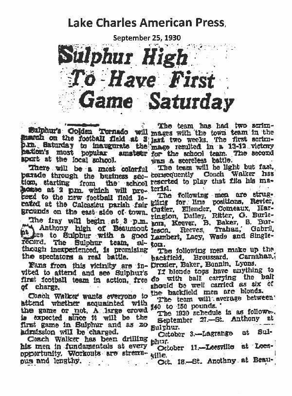 Sulphur Golden Tors Football 🌪 tweet media